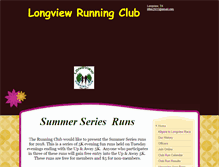 Tablet Screenshot of longviewrunningclub.com
